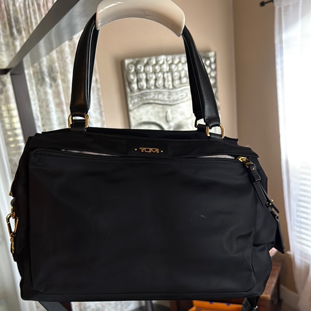 Tumi Black Voyager Sheryl Business Tote